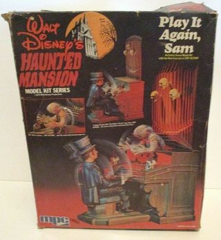 Walt Disney Haunted Mansion Play It Again Sam Mpc Model Kit Partially Assembled