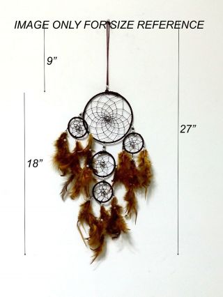 BLUE Handmade Dream Catcher Wall Hanging Decoration with Feathers 27 