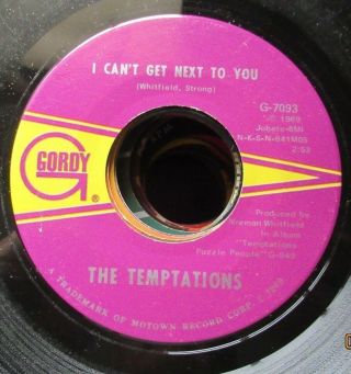 45 Rpm Record The Temptations I Can 