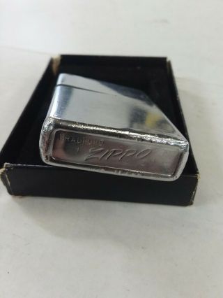 Vintage Zippo Lighter Brush Finish Number 200 1972 5