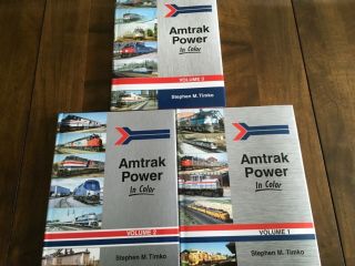Morning Sun “amtrack In Color” Vol.  1,  2,  3,  Timko,  Hc