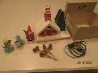 Amico Imports Philadelphia Christmas House Electric Light Up Japan Santa Snowman