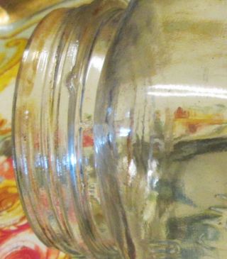 OLD VINTAGE ANTIQUE DAZEY KITCHEN METAL GLASS QUART BUTTER CHURN 10 FEB 14 1922 8