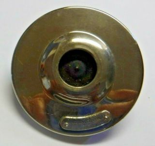 Western Electric 297 W Transmitter Nickle Face Plate For Antique Telephones