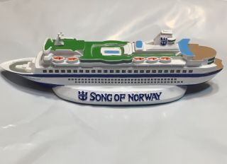 Royal Caribbean Song Of Norway Ship Model First Cruise Ship 1970 Rare Rccl