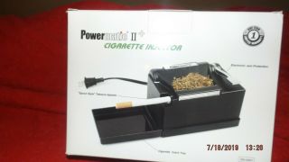 Powermatic Ii 2,  Electric Cigarette Rolling Injector Machine (kings & 100mm