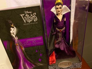 Disney Store Snow White Villains Evil Queen Designer Doll Limited Edition