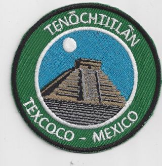 Tenochtitlan Texcoco Mexico Souvenir Patch