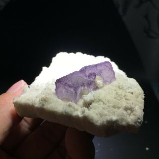 150g Natural Purple Fluorite Mineral Specimens Ys100