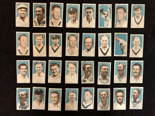 Vita - Brits " Leading Cricketers " Series - Full Set Of 32 Cards