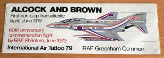 1979 Riat International Air Tattoo Raf Greenham Common F - 4 Phantom Sticker