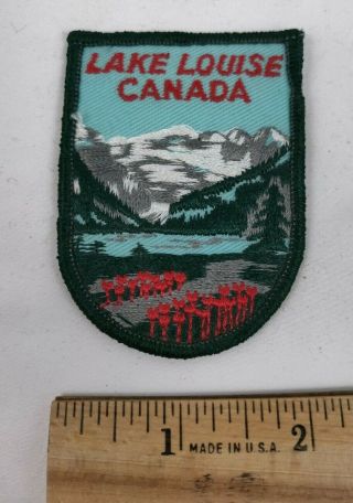 Vintage Lake Louise Canada Skiing Ski Resort 2 " Patch Travel Souvenir