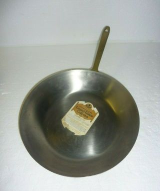 Nos Vintage Paul Revere Ware Usa Copper Pot 10 1/2 " Skillet Fry Pan