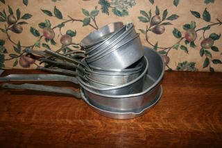 12 - Vintage Wear - Ever All Aluminum Pot And Pans - Camping Mid - Century