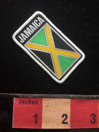 Caribbean Island Jamaica Souvenir Patch Flag Theme 71i2