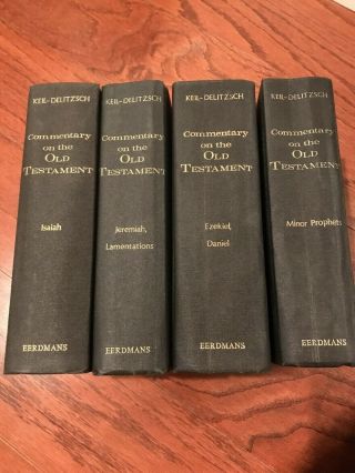 Keil - Delitzsch Commentary On The Old Testament Complete 10 Volume Set May 1975