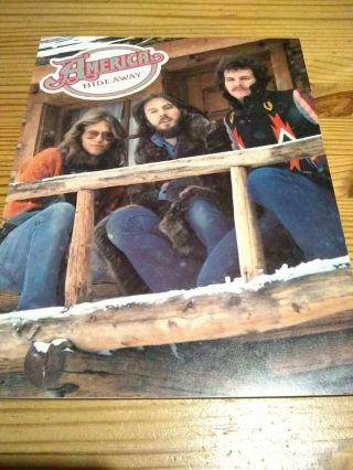America Band Hideaway Songbook Vintage 1976 1st Edition Warner Brothers