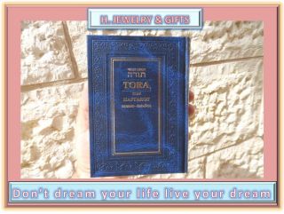 Bj01pentateuco Torah Libro Los Cinco Libros De Moisés En Hebreo & Español Gifts