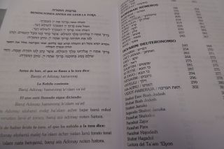 BJ01Pentateuco Torah Libro Los cinco libros de Moisés en Hebreo & español gifts 8