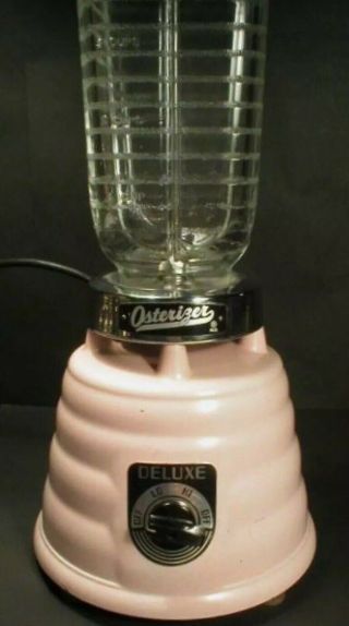 Pink Osterizer Beehive Blender 50s 1950s Rare Color Vintage Mcm Atomic
