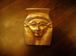 Estate The Metropolitan Museum Of Art Manufactured Vintage Pin Egyptian King Tut