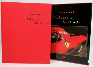 Ferrari I Quattro Cilindri Hardcover Book W Slipcover Italy English Scaletti
