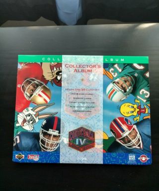 Comic Ball Comic Bowl Iv Looney Tunes/ Nfl Collector 