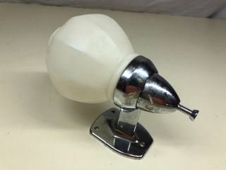 Old Vtg Art Deco Chrome Continental Plastic Bubble Pump Soap Dispenser Japan