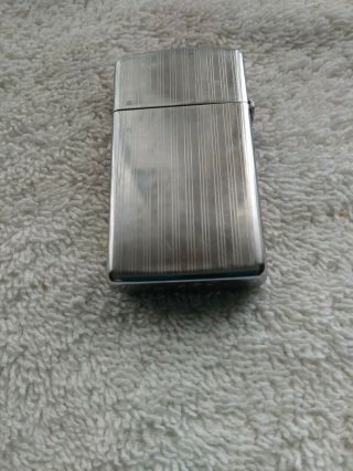 Vintage (5 Barrel - 16 Hole) Made In Zippo,  Usa Slim Silver Cigarette Lighter