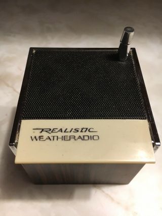 Vintage Radio Shack Realistic Model 12 - 181A Cube Weather Radio 5