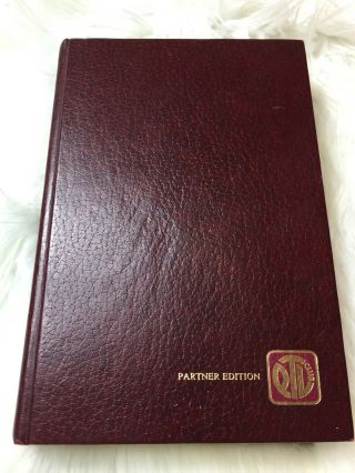 Vtg Holy Bible King James Version Ptl Counsellor Bible Partner Ed.  Hardcover 75”