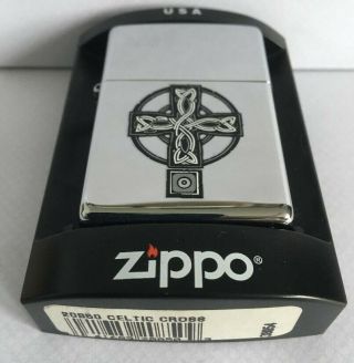 Zippo Lighter Urban Style ‘celtic Cross’ 20850
