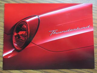 2001 Ford Thunderbird Sales Brochure