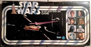 Star Wars Escape From Death Star 1977 Board Game Fun Family Nights 2 To 4 Player