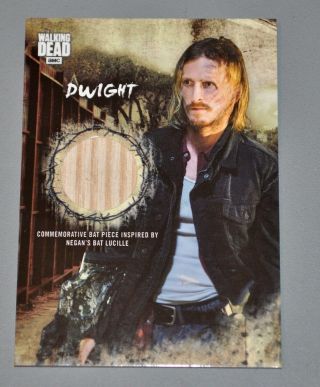 Topps The Walking Dead Rta Road To Alexandria Dwight Bat Relic Card