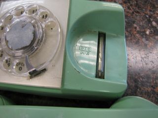 Vintage Starlite Automatic Electric GTE Rotary Dial Princess Green Phone w/Cord 2