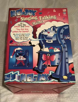 " Mel Box " The Talking Singing Mail Box Christmas Display By Telco Melbox Mailbox