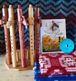 Jonah Thompson Native Amer Flute & John Vames Instruction Book Package