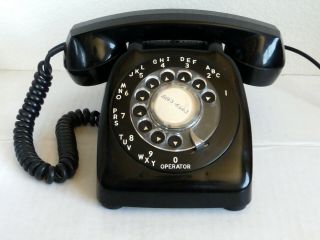 Vintage Automatic Electric Company Rotary Dial Telephone Phone