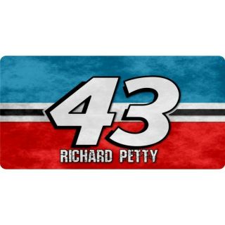 43 Richard Petty Nascar Race Car Driving License Plate Usa Made