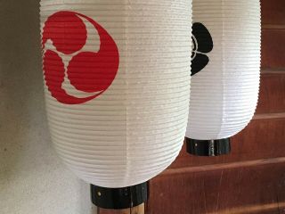 Official Full Size Made in Kyoto Gion Matsuri Festival Chochin Lantern: White 5