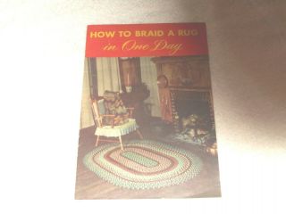 How To Braid A Rug In One Day - 1949