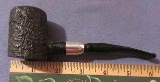 Vintage Savinelli Italy Estate Pipe Sterling Silver Band 6 Inches No 310