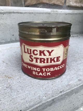 Vintage Lucky Strike Tobacco Tin Made In Canada