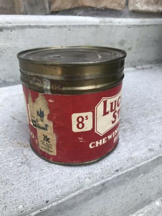 Vintage Lucky Strike Tobacco Tin Made In Canada 2
