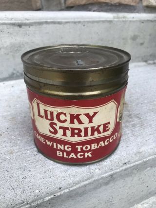 Vintage Lucky Strike Tobacco Tin Made In Canada 4