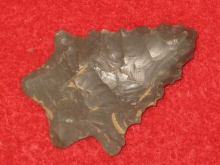 Authentic Native American Artifact Arrowhead Kentucky Kirk Stemmed Point I3