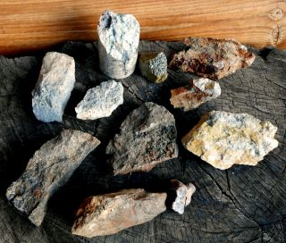 11 Gold & Silver Ore Hunks Broken From The Mother Lode 57oz 1008 Shop Up