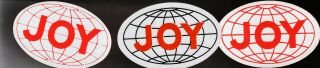 Joy Coal Mine Stickers S41