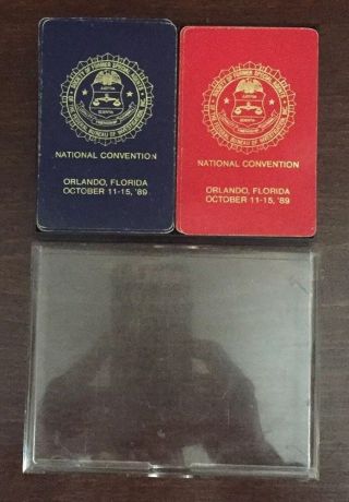 Vintage 2 Complete Decks Playing Cards Fbi Special Agent Justice Law Enforcement